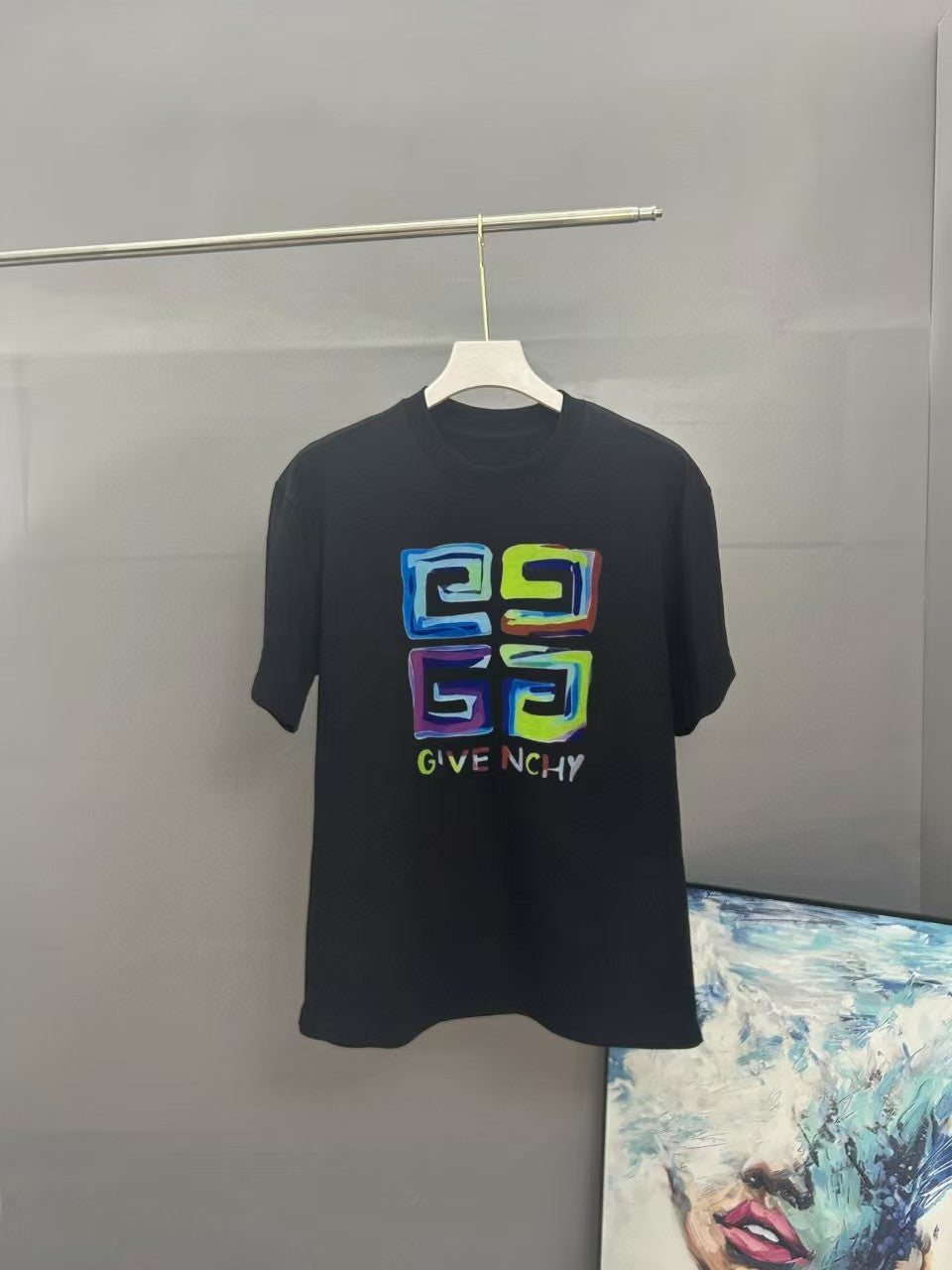 Classic printed round neck short sleeved T-shirt