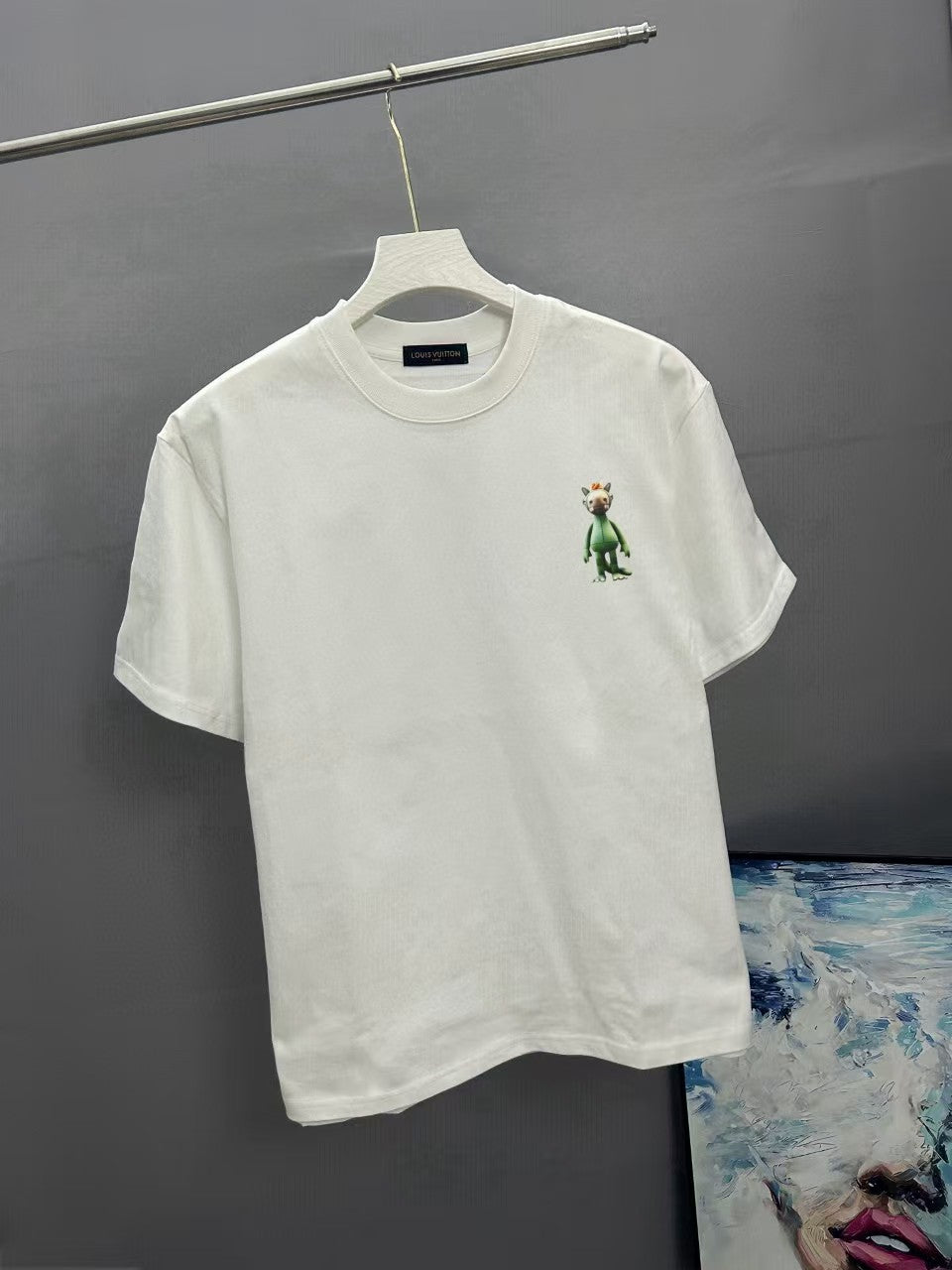 Classic printed round neck short sleeved T-shirt