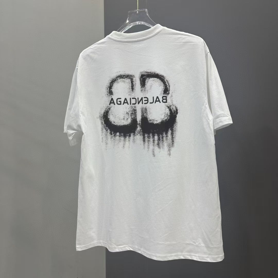 Classic printed round neck short sleeved T-shirt