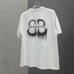 Classic printed round neck short sleeved T-shirt