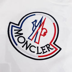 New embroidered large logo round neck short sleeved T-shirt