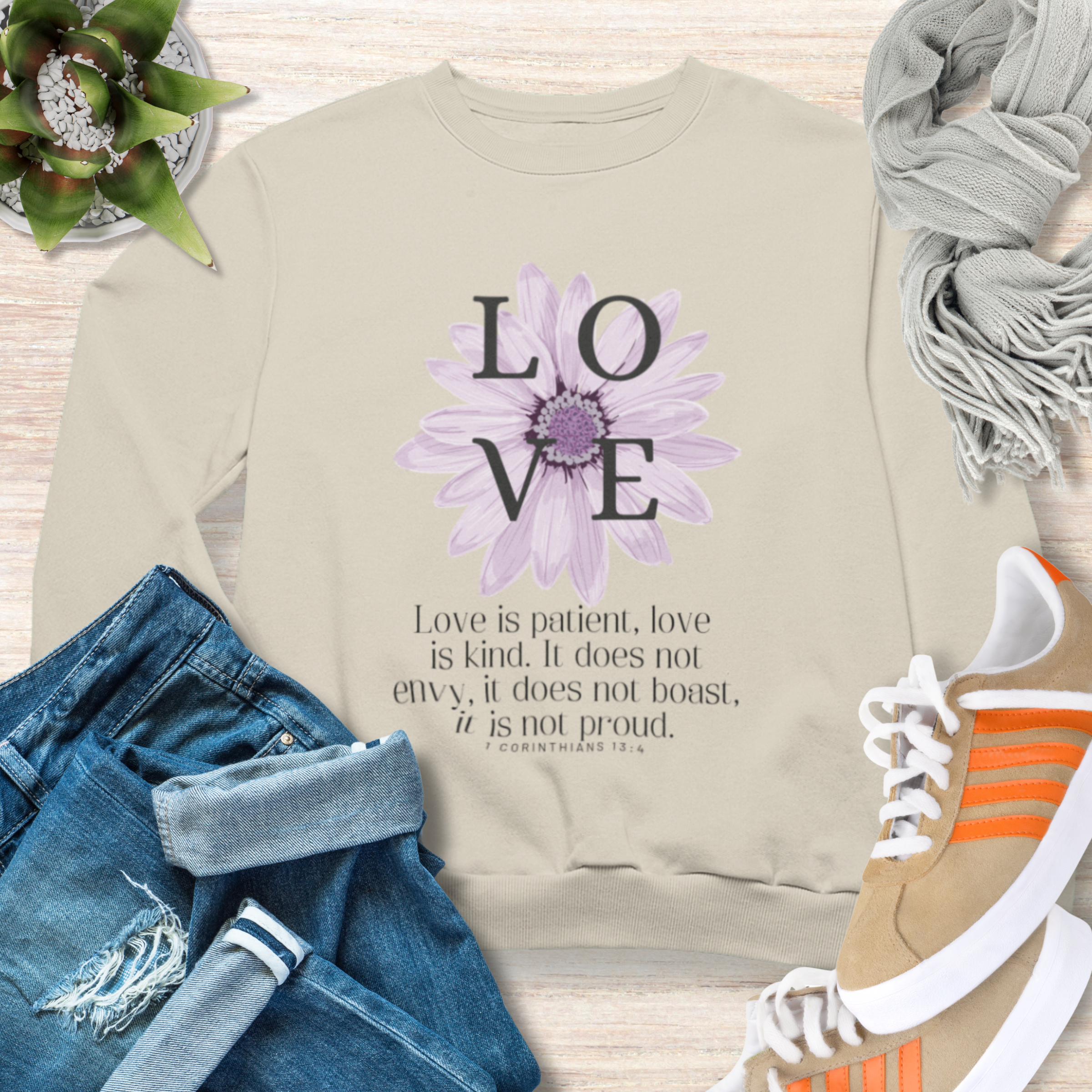 Love is Christian Sweatshirt