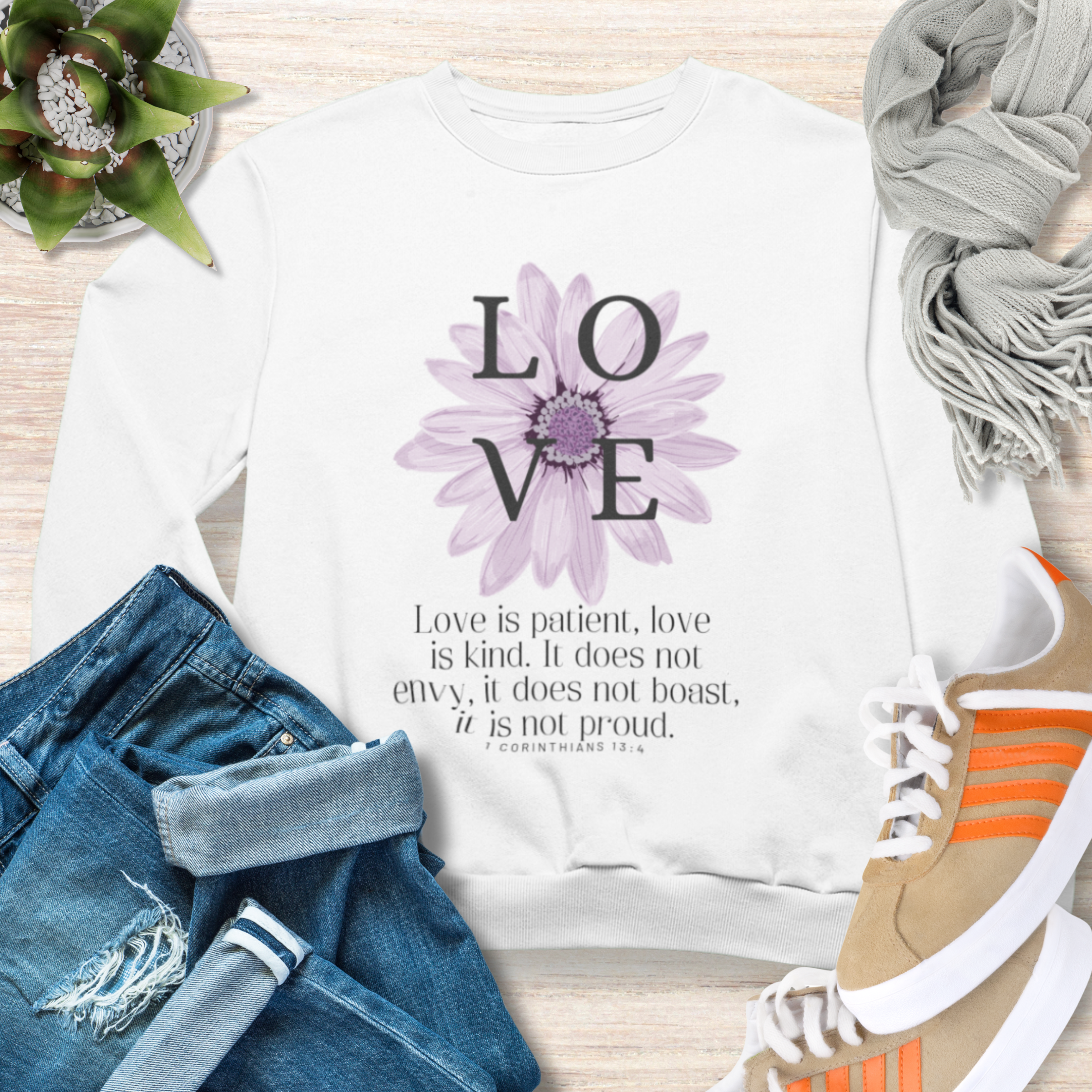 Love is Christian Sweatshirt