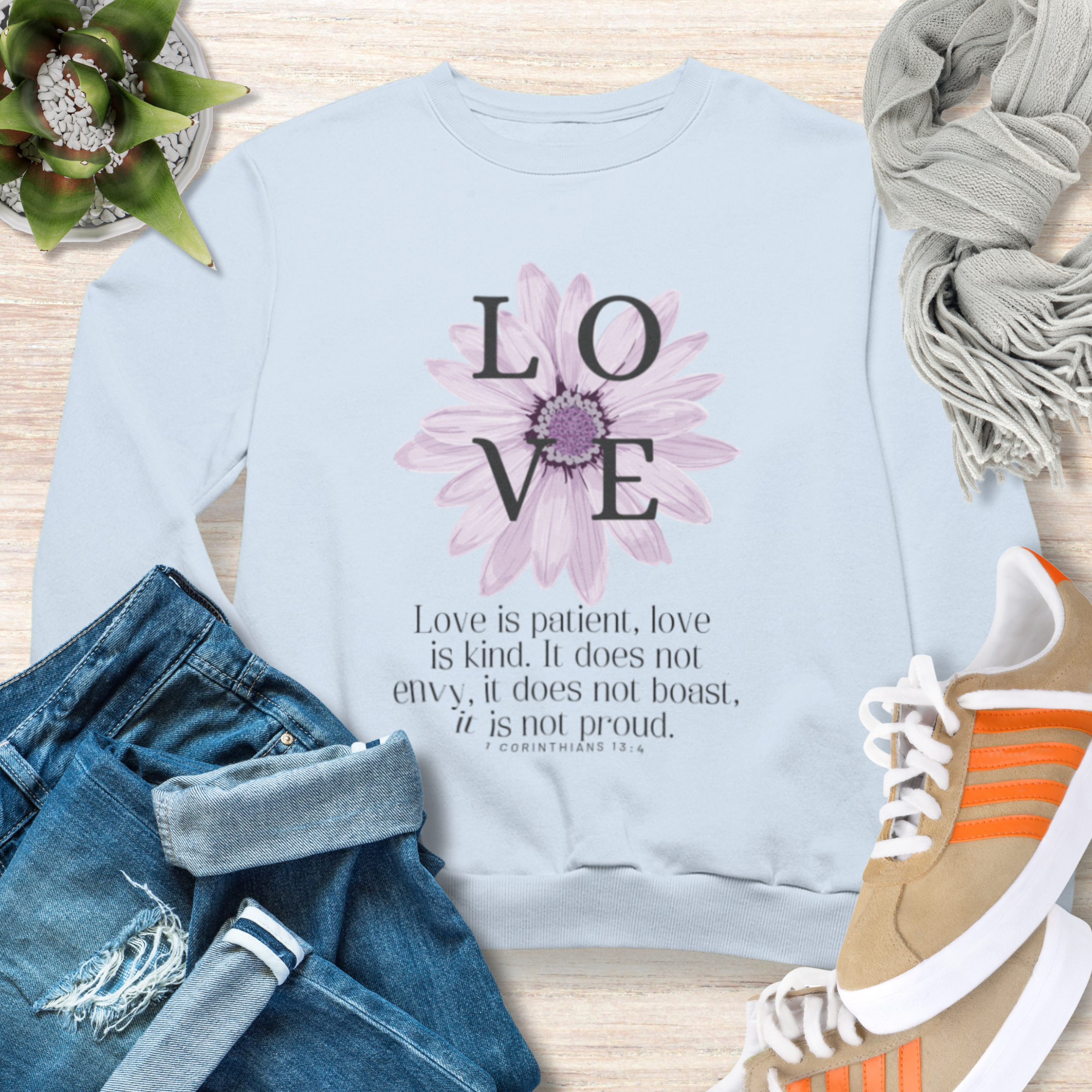 Love is Christian Sweatshirt