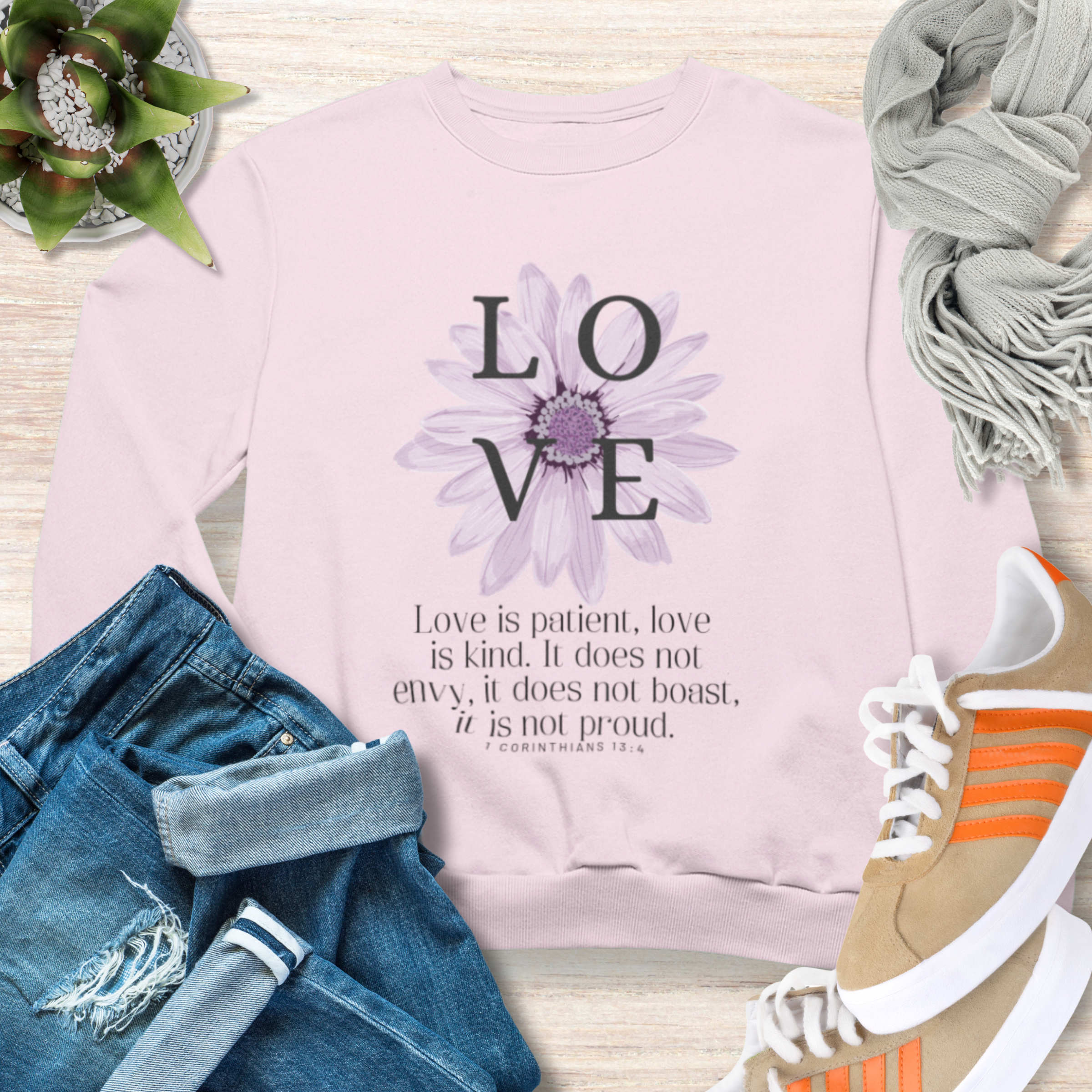 Love is Christian Sweatshirt