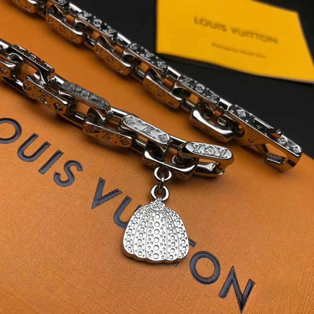 lue and silver patchwork pumpkin bracelet