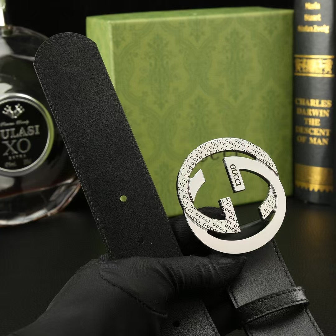 First layer calf leather men's belt