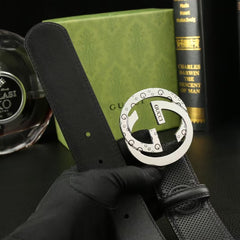 First layer calf leather men's belt