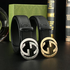 First layer calf leather men's belt