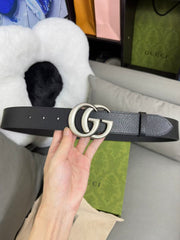 Cowhide three claw tie pattern men's belt