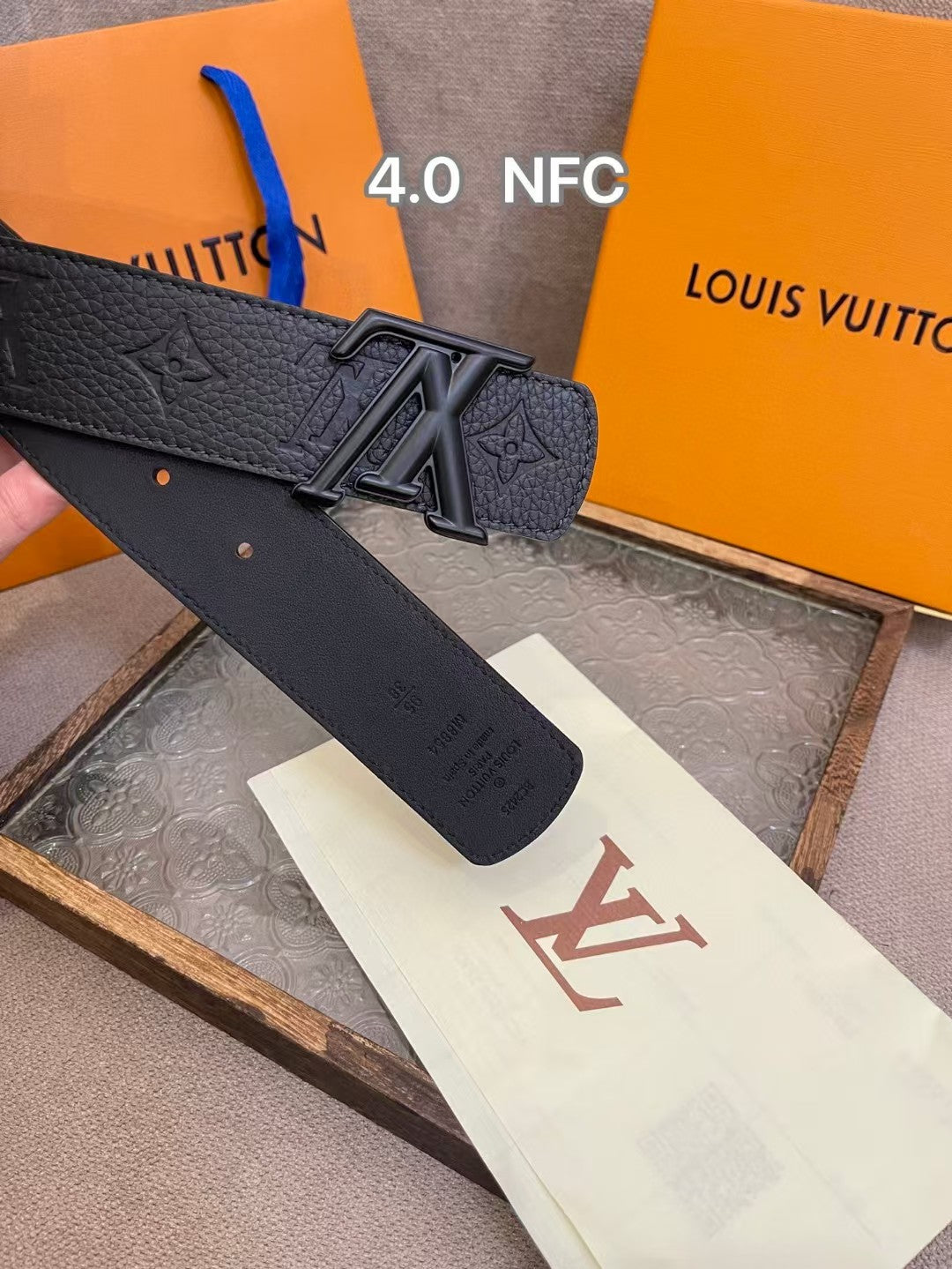 Classic double-sided belt for men