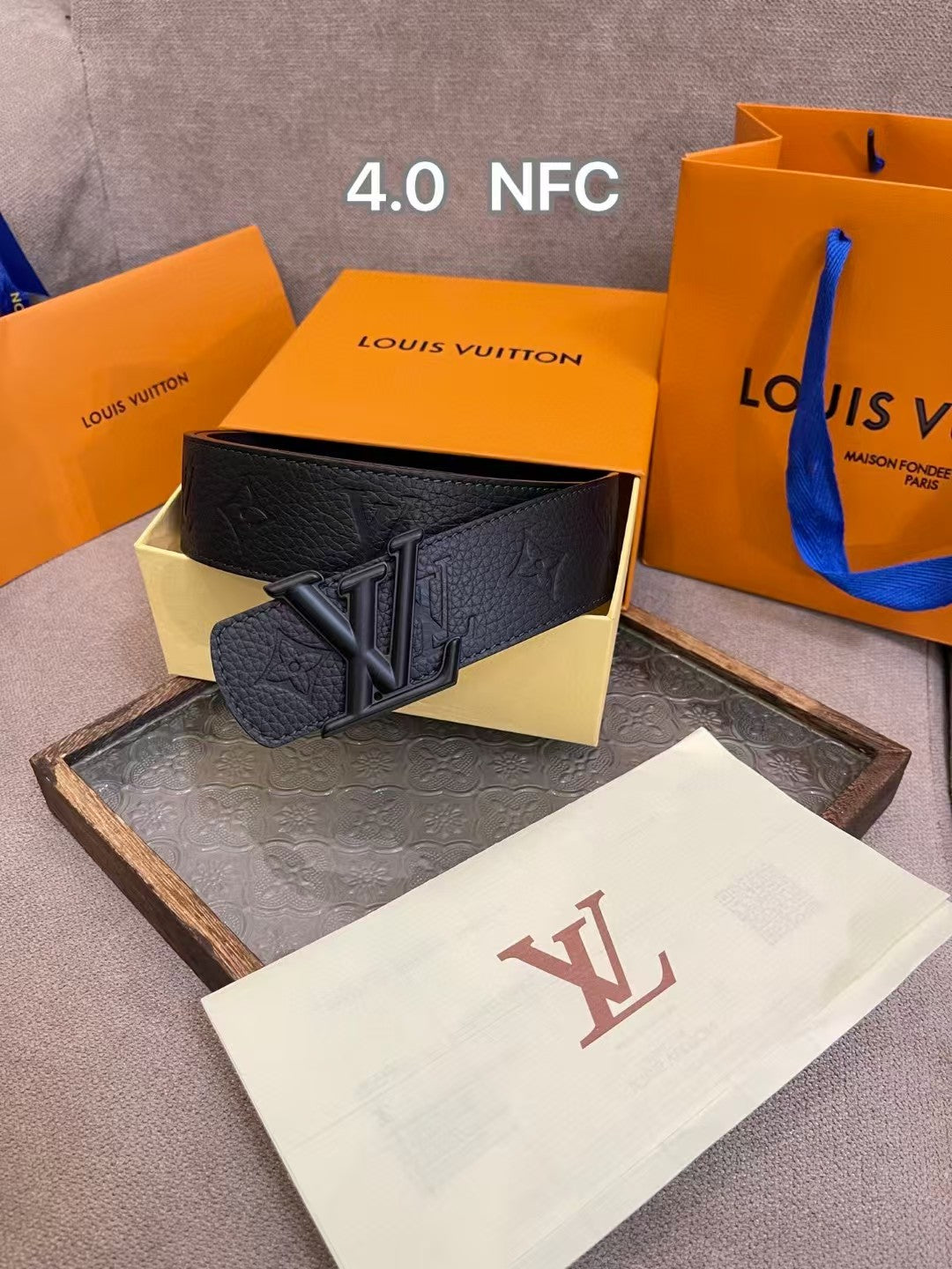 Classic double-sided belt for men