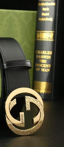 First layer calf leather men's belt