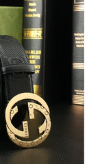 First layer calf leather men's belt