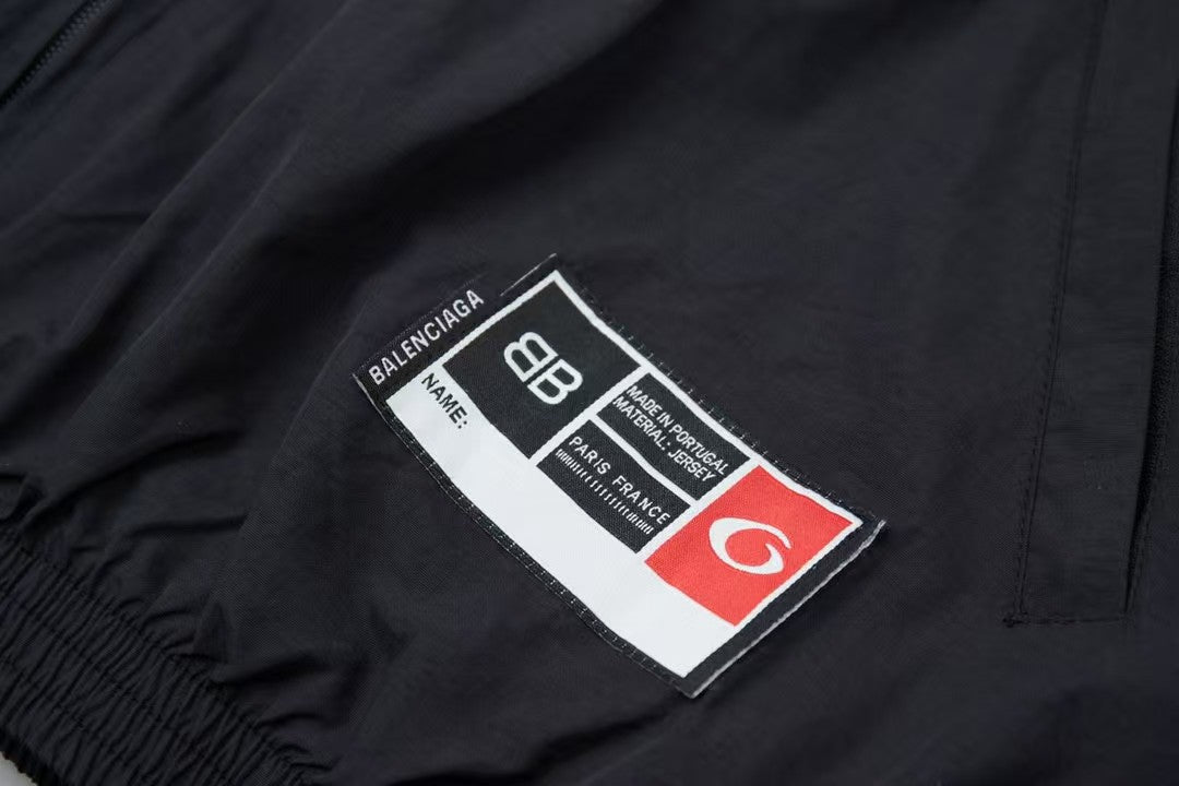 Embroidered basketball jacket