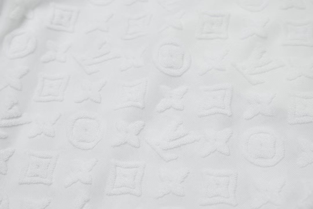 Jacquard silk elastic rope shorts
