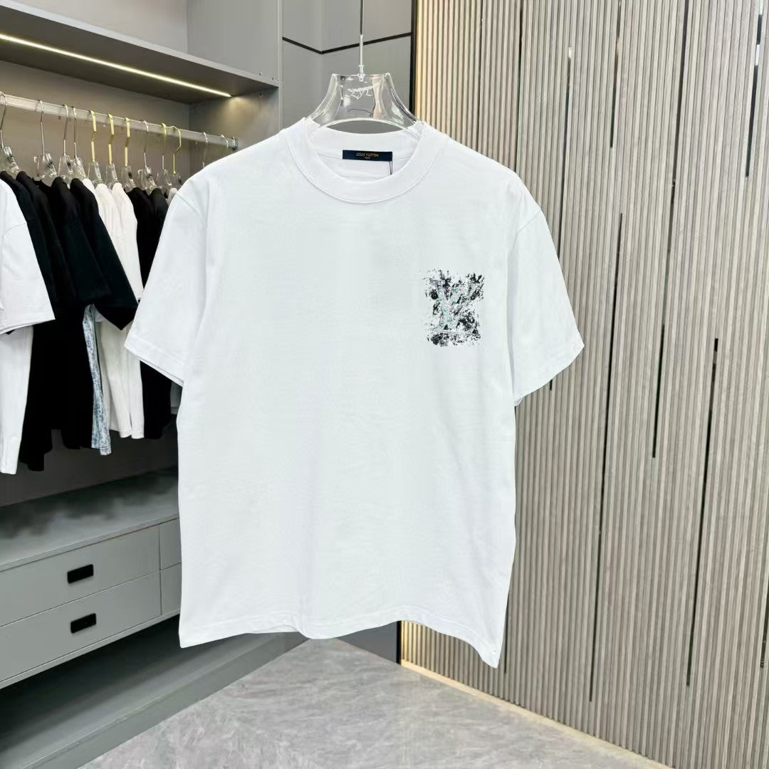 Spring and summer new round neck T-shirt