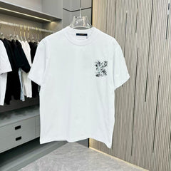 Spring and summer new round neck T-shirt