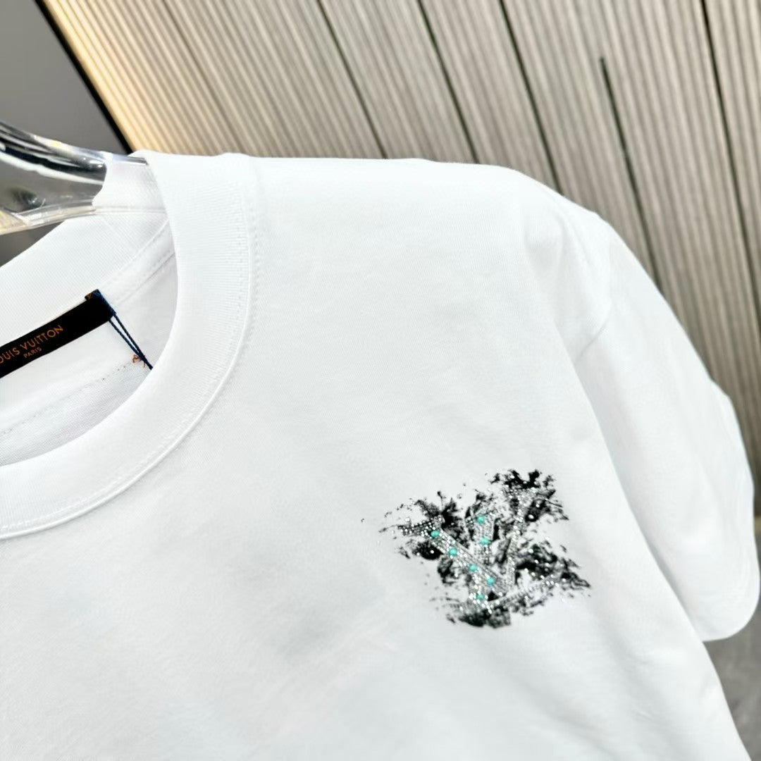 Spring and summer new round neck T-shirt