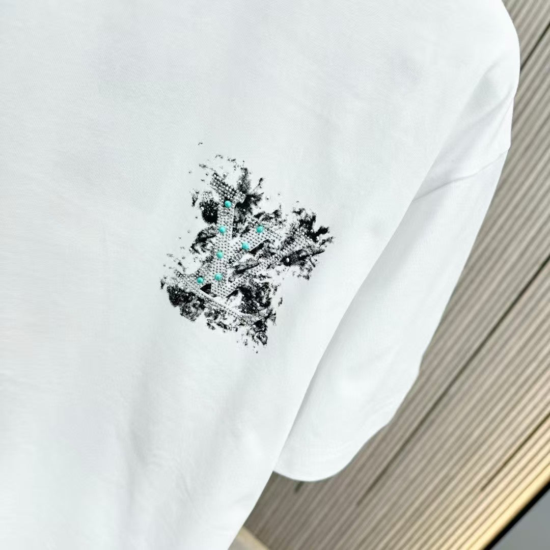 Spring and summer new round neck T-shirt