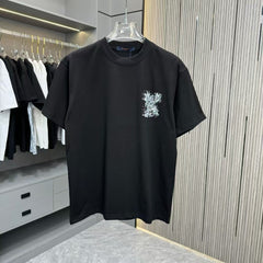 Spring and summer new round neck T-shirt