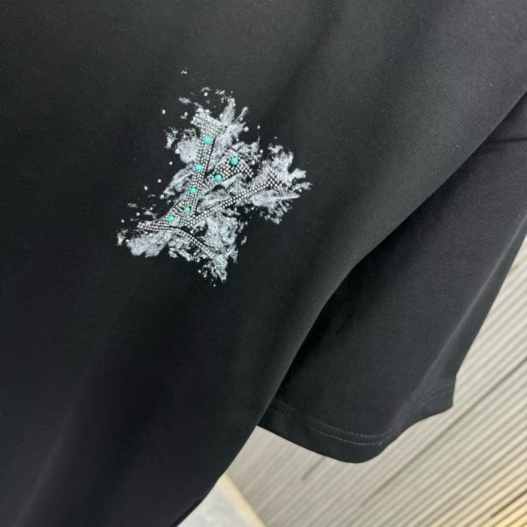 Spring and summer new round neck T-shirt