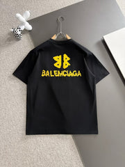 Embroidered round neck T-shirt