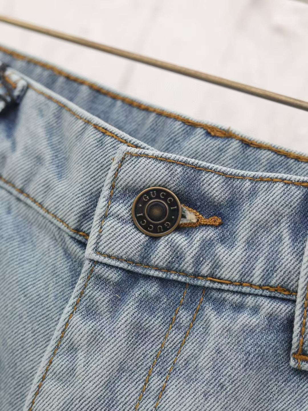 New vintage logo jacquard denim pants