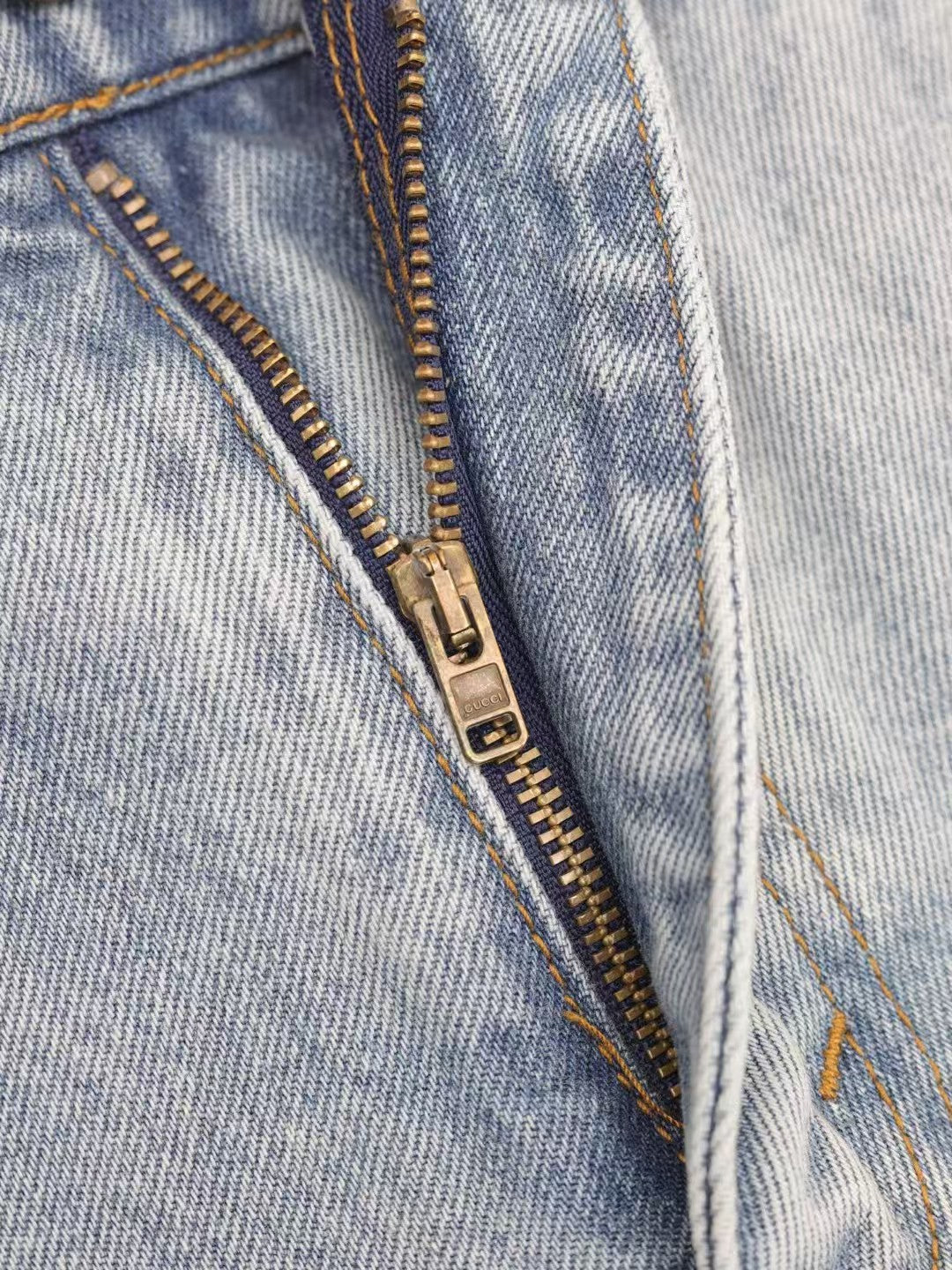 New vintage logo jacquard denim pants