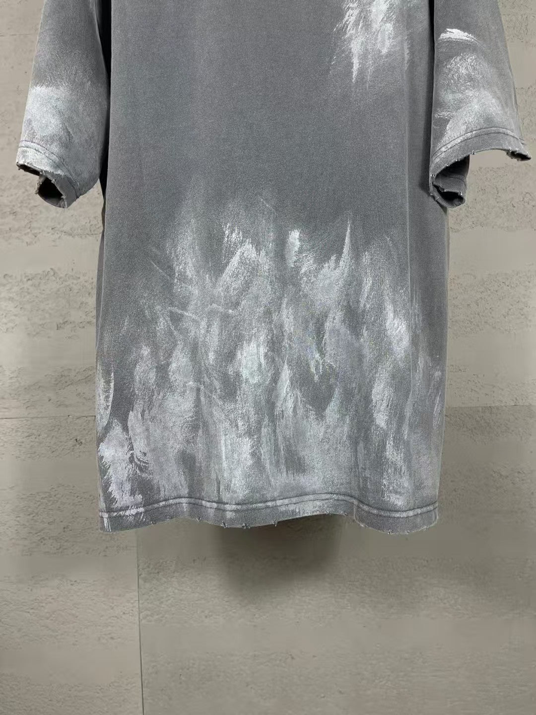 Embroidered hand-painted vintage short sleeved T-shirt