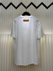 Logo embossed short sleeved T-shirt