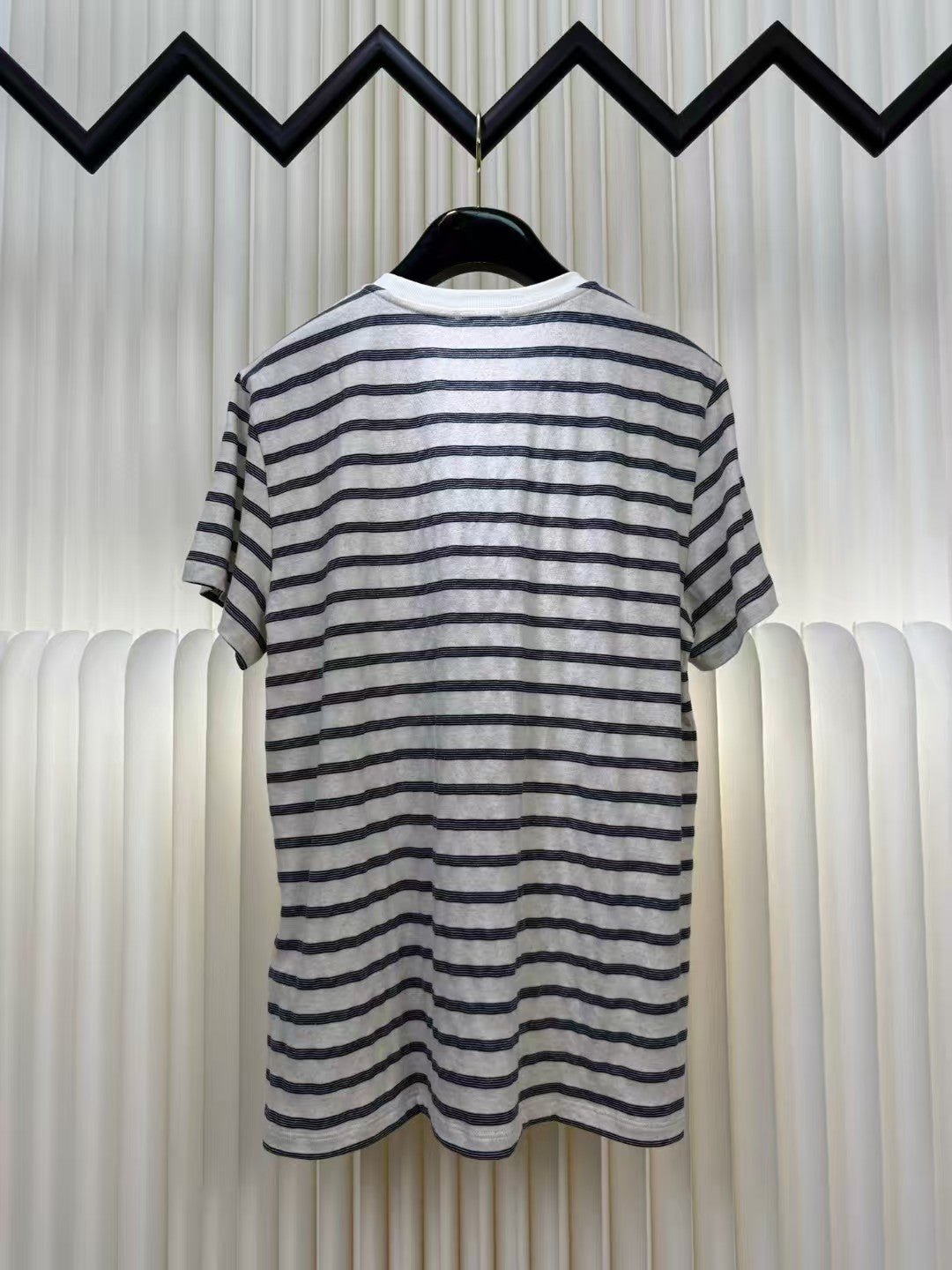 Logo striped short sleeved T-shirt