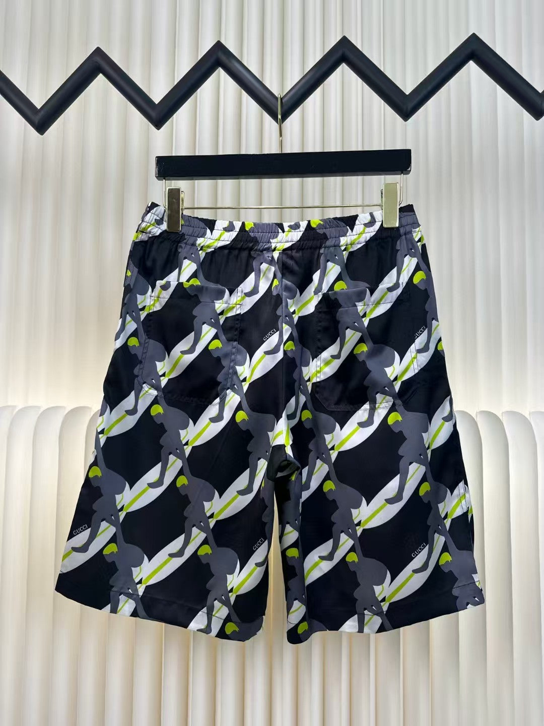 Surfing printed short shirt and shorts set