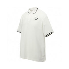 Embroidered business polo shirt short sleeved T-shirt