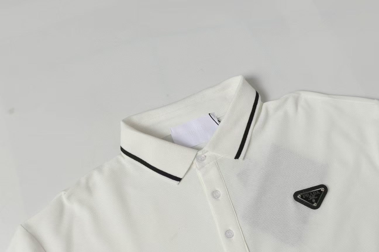 Embroidered business polo shirt short sleeved T-shirt