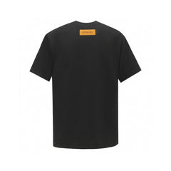 Spring and summer new style color blocking cloth hand cut edge embroidery craft short sleeved T-shirt