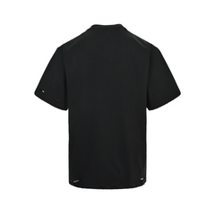 Eye chart knife cuts holes in short sleeves