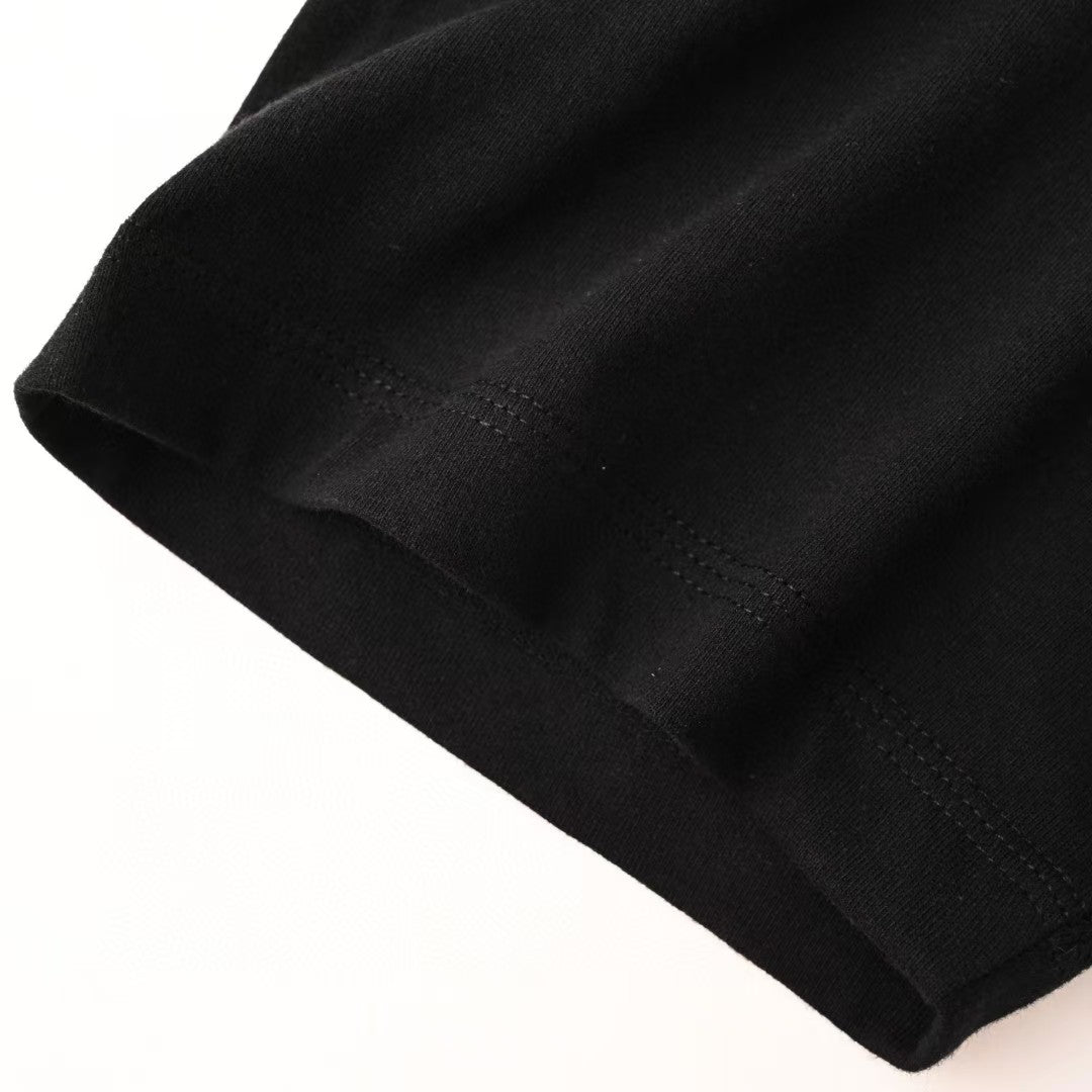 Rope embroidered short sleeved set