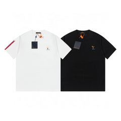 New Short Sleeve T-shirt with Color Bar