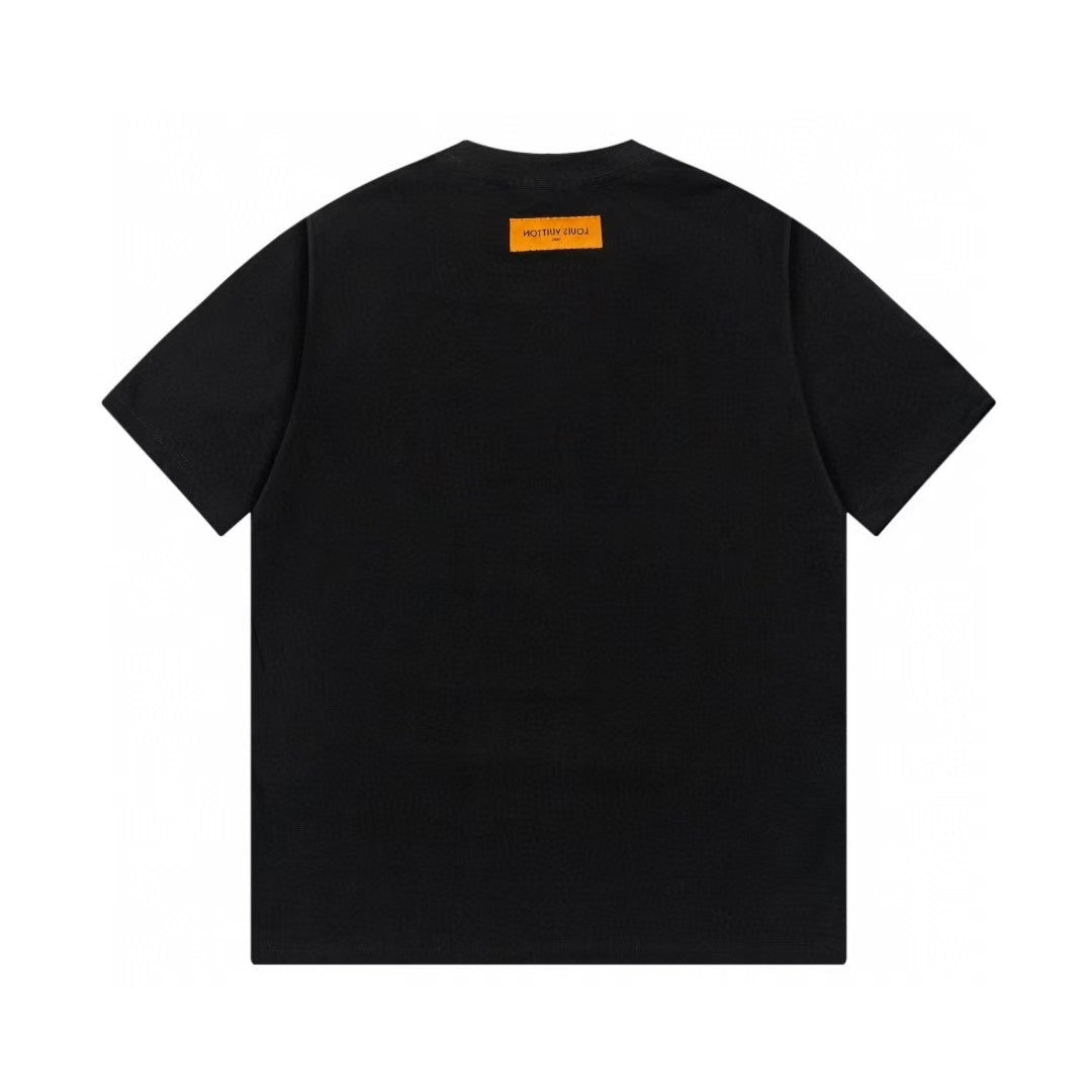 New Short Sleeve T-shirt with Color Bar