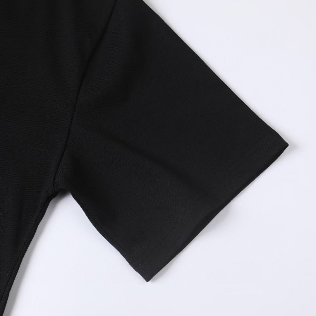 New embroidered short sleeved T-shirt