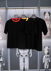 New plush casual short sleeved T-shirt