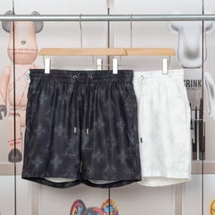 Men's jacquard letter beach pants