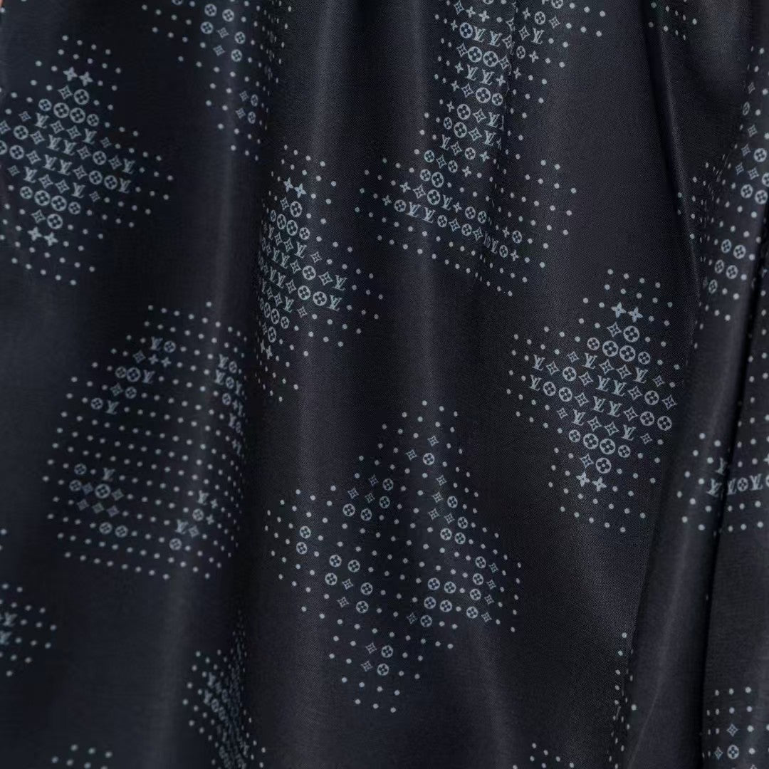 Men's jacquard letter beach pants