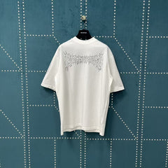 Men's hollowed out short sleeved T-shirt