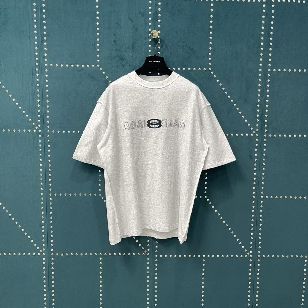 Men's anti embroidery short sleeved T-shirt
