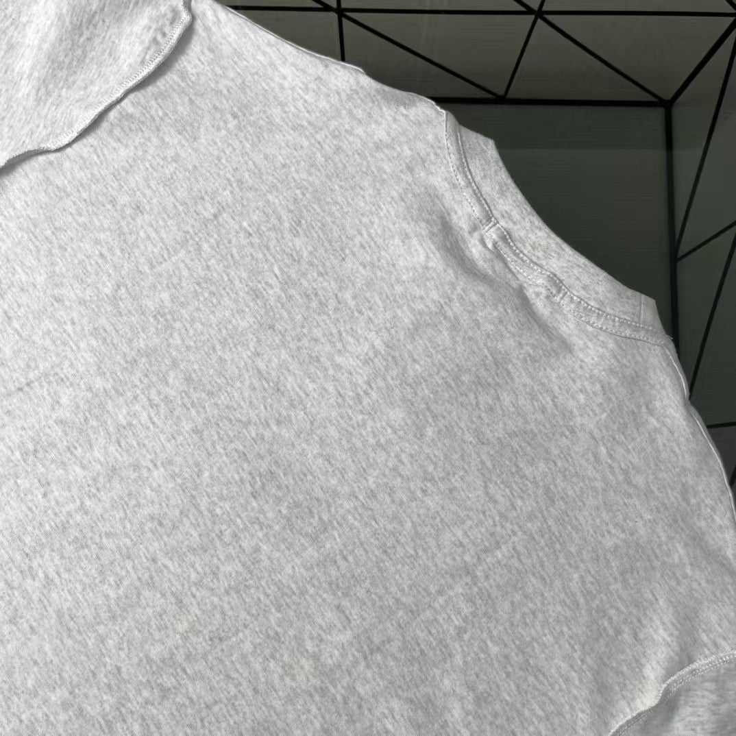 Men's anti embroidery short sleeved T-shirt
