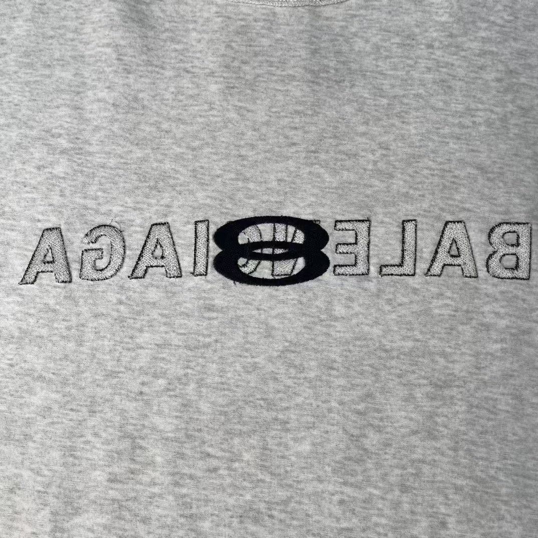 Men's anti embroidery short sleeved T-shirt
