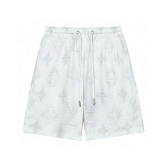 Men's jacquard letter beach pants