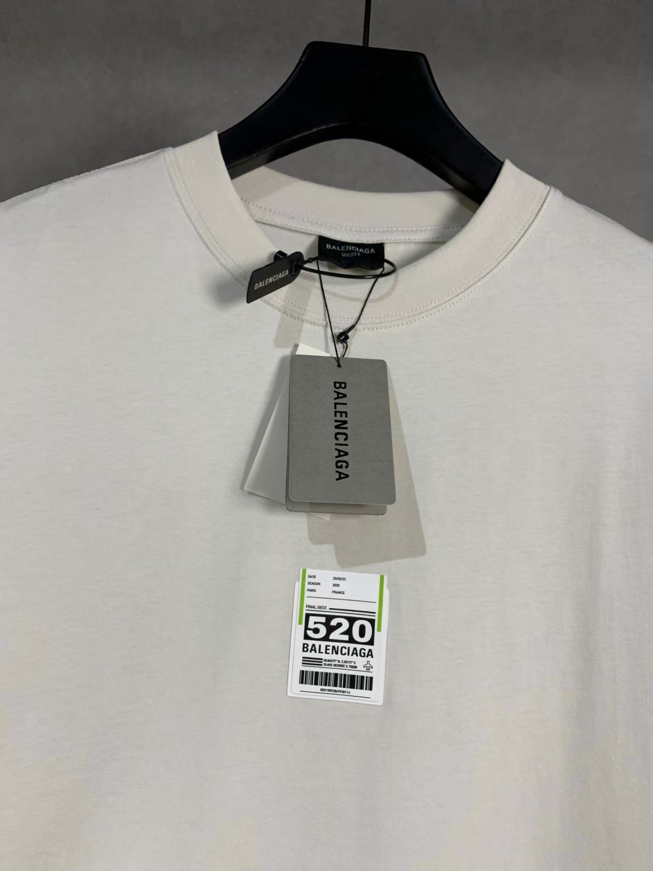 Men's round neck short sleeved T-shirt